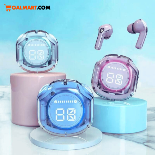 Ultrapods Pro Earbuds with Transparent Design-Bluetooth 5.3