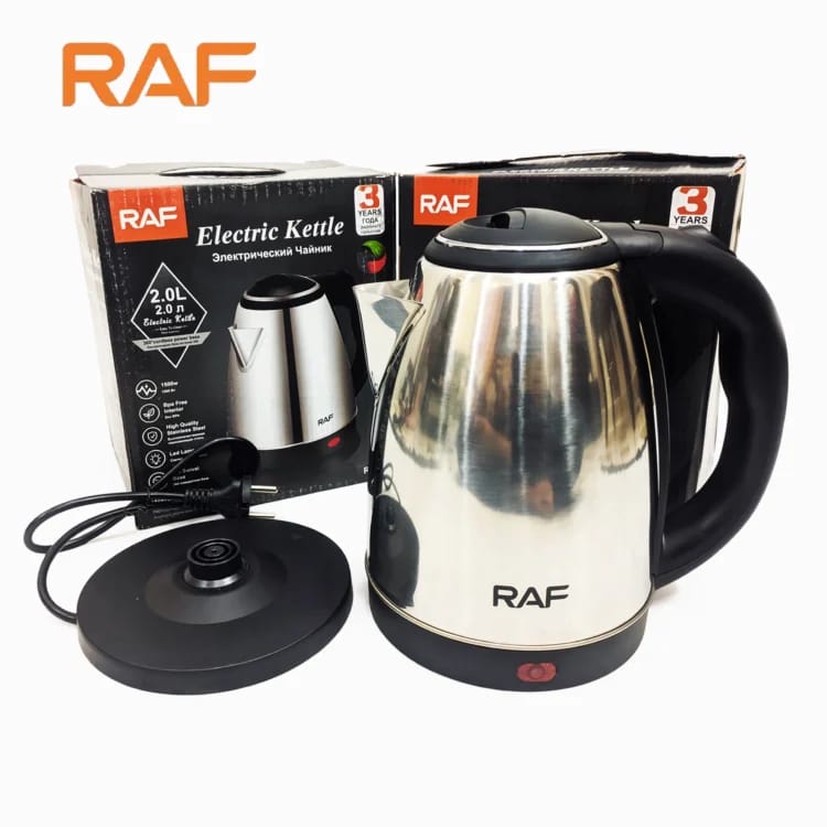 RAF Automatic Electric Kettle 2 Lite - Stainless Steel & Cordless – 1500W